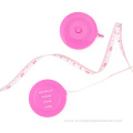 Retractable Round Tape Measure in Pink
